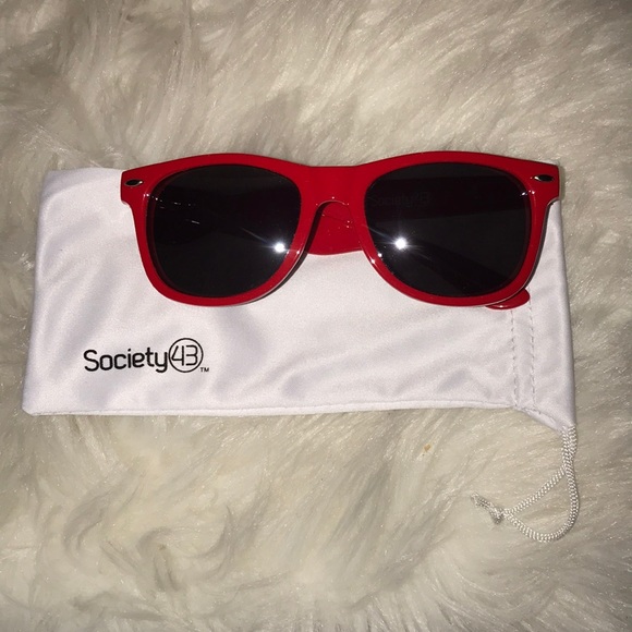 society 43 Other - Society 43 red sunglasses Wisconsin Badgers